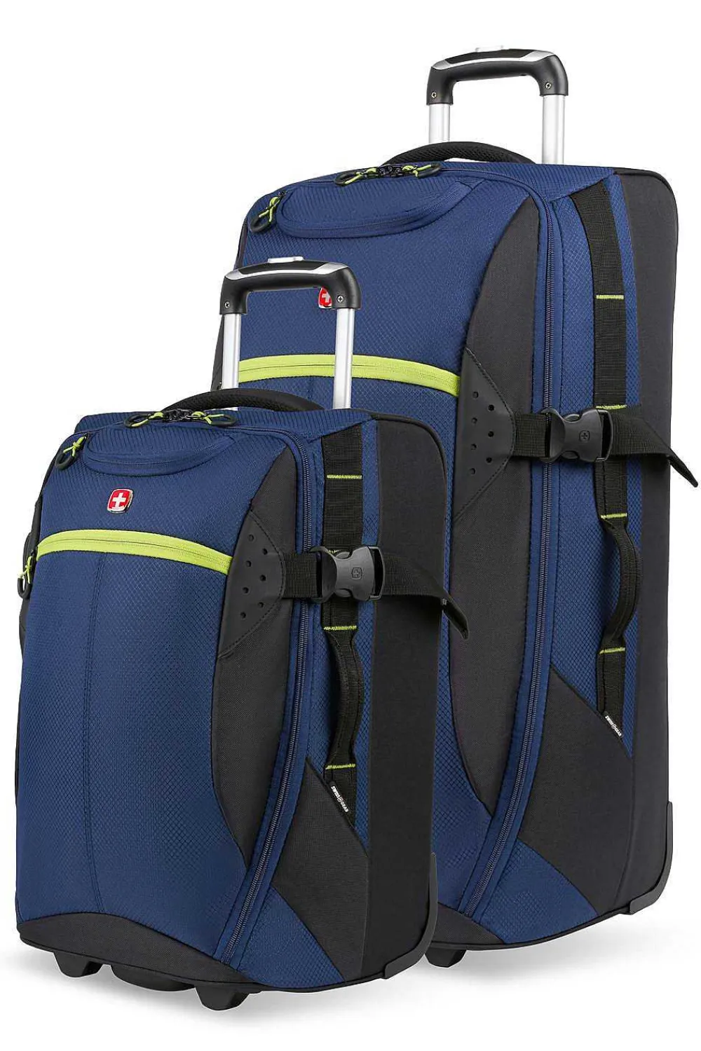 SWISSGEAR 6532 2Pc Rolling Duffel Bag Set - Blue/Green> Duffel & Tote Bags