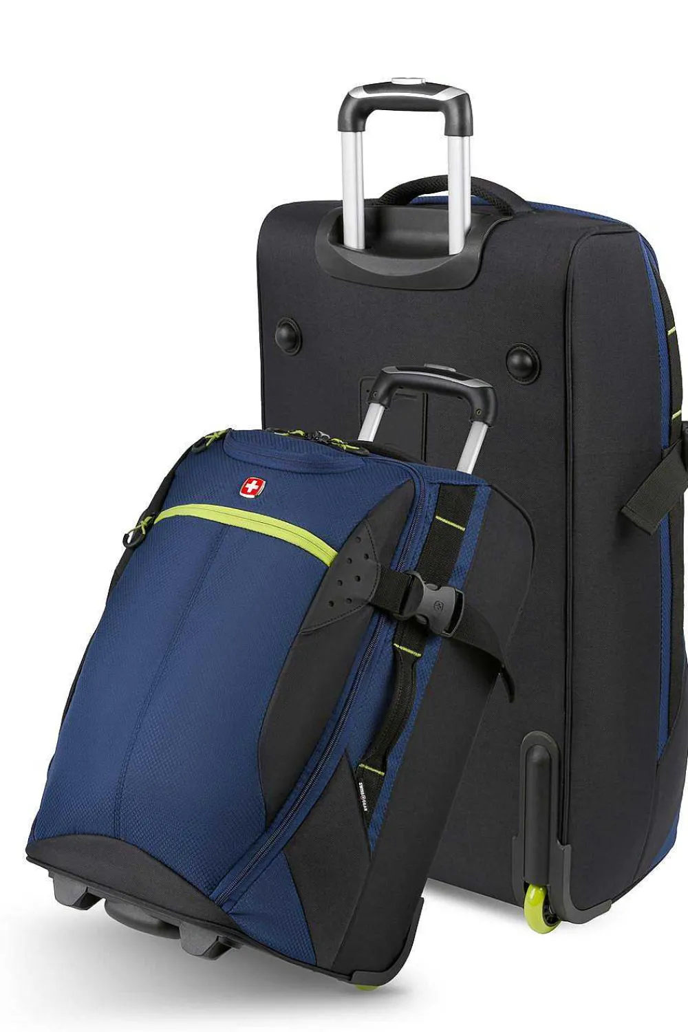 SWISSGEAR 6532 2Pc Rolling Duffel Bag Set - Blue/Green> Duffel & Tote Bags