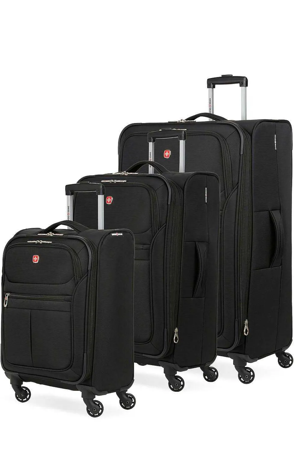 SWISSGEAR 4010 3Pc Spinner Luggage Set - Black> New Arrivals