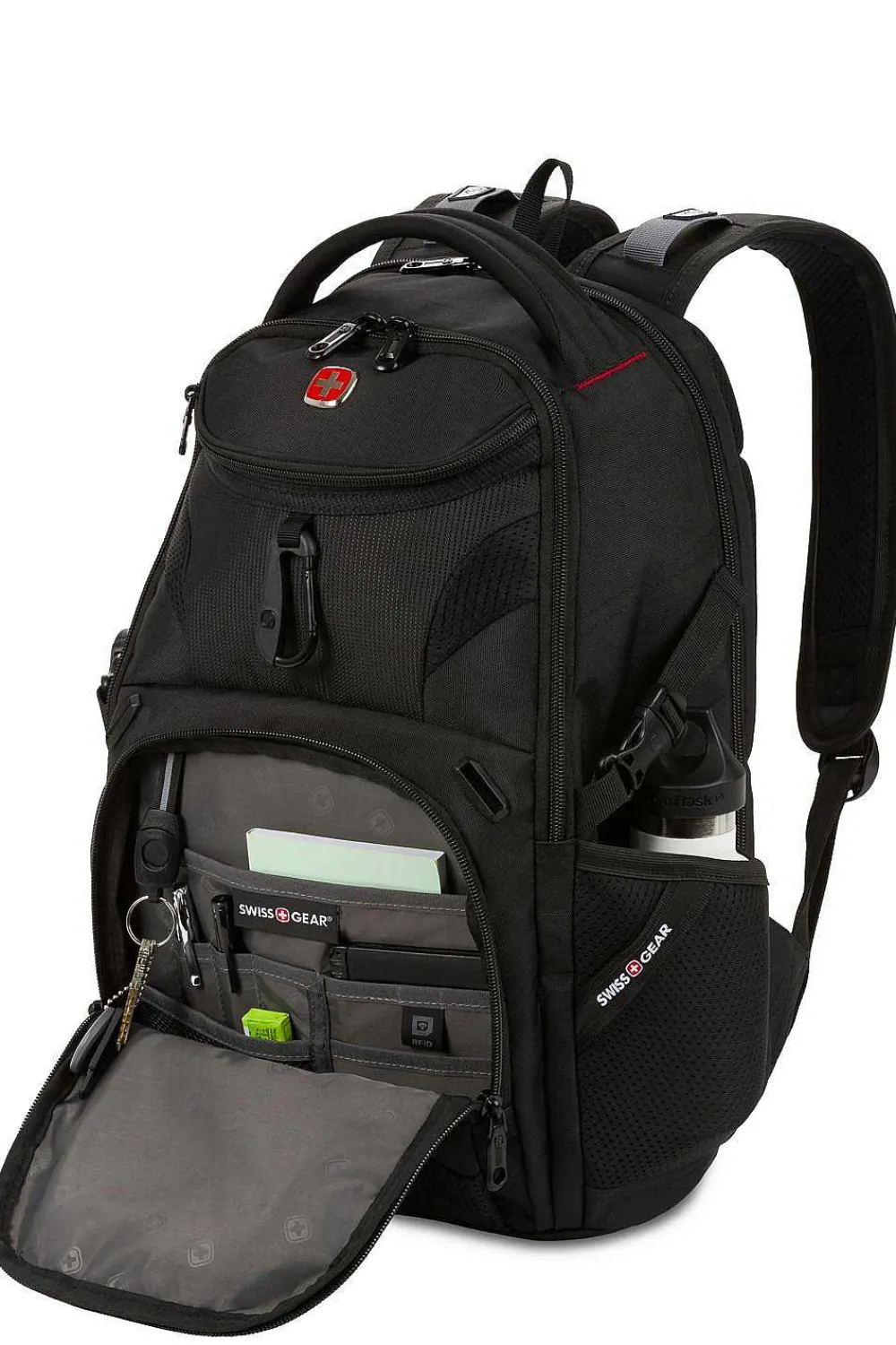 SWISSGEAR 3988 Scansmart Laptop Backpack - Black> School Backpacks