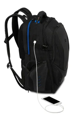 SWISSGEAR 8120 Usb Gaming Laptop Backpack - Black><noscript><img width=