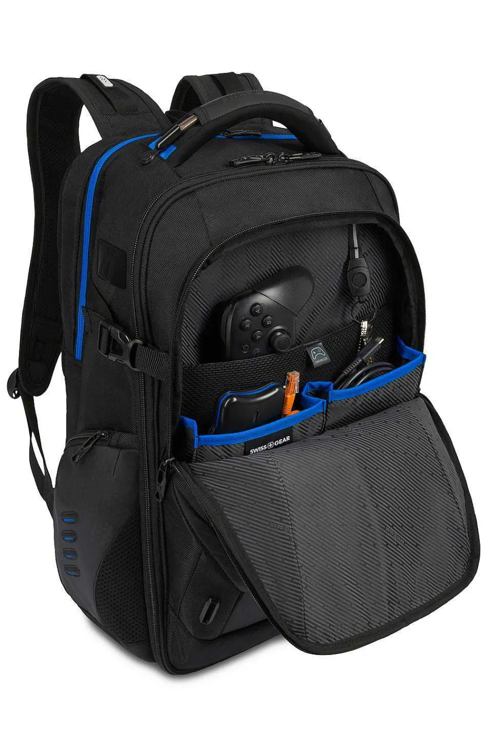 SWISSGEAR 8120 Usb Gaming Laptop Backpack - Black> Gaming Backpacks