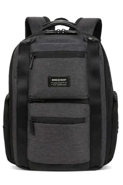 SWISSGEAR 3671 Usb Scansmart Laptop Backpack - Gray Heather/Black><noscript><img width=