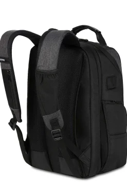 SWISSGEAR 3671 Usb Scansmart Laptop Backpack - Gray Heather/Black><noscript><img width=