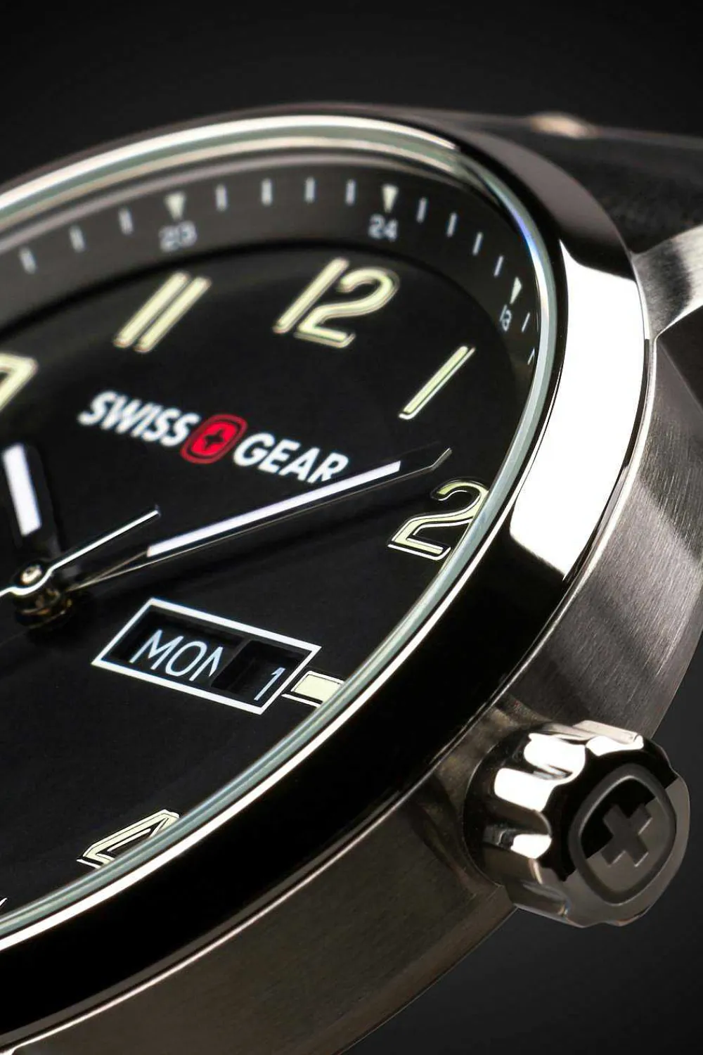 SWISSGEAR Legacy Watch - Black/Silver> New Arrivals