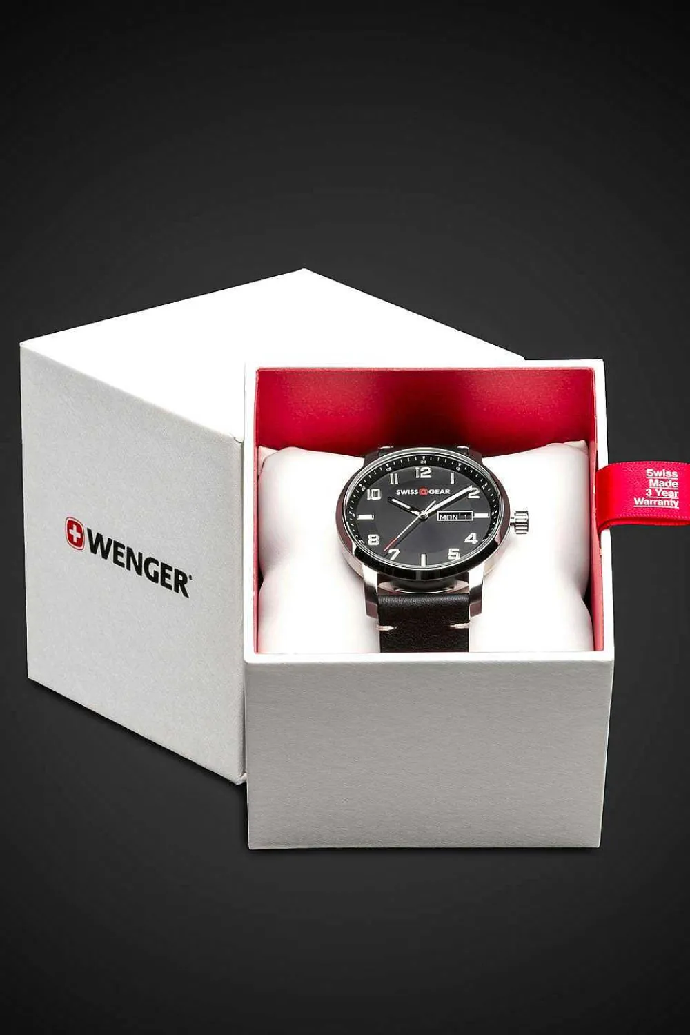 SWISSGEAR Legacy Watch - Black/Silver> Watches