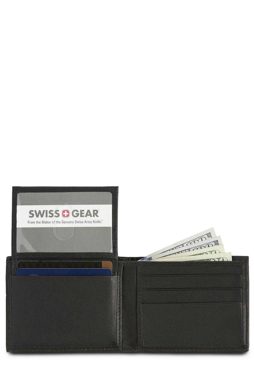 SWISSGEAR Lucerne Bifold Wallet With Removable Card Case - Black> Belts & Wallets