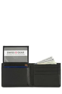 SWISSGEAR Lucerne Bifold Wallet With Removable Card Case - Black><noscript><img width=