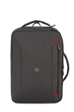 SWISSGEAR Mx Commute Hybrid Brief/Backpack - Charcoal Gray Heather><noscript><img width=
