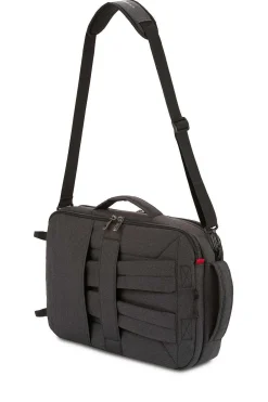 SWISSGEAR Mx Commute Hybrid Brief/Backpack - Charcoal Gray Heather><noscript><img width=