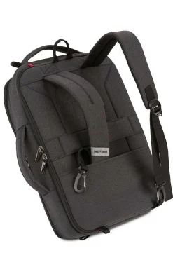 SWISSGEAR Mx Commute Hybrid Brief/Backpack - Charcoal Gray Heather><noscript><img width=