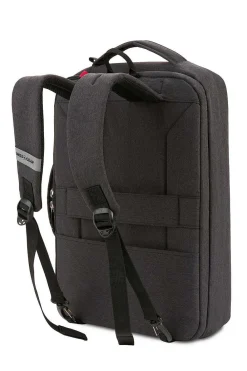 SWISSGEAR Mx Commute Hybrid Brief/Backpack - Charcoal Gray Heather><noscript><img width=