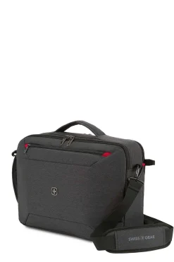 SWISSGEAR Mx Commute Hybrid Brief/Backpack - Charcoal Gray Heather><noscript><img width=