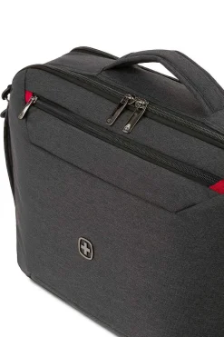 SWISSGEAR Mx Commute Hybrid Brief/Backpack - Charcoal Gray Heather><noscript><img width=