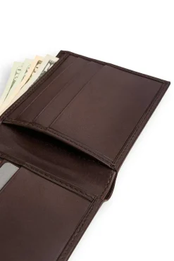 SWISSGEAR Napa Leather Bifold Wallet - Brown><noscript><img width=