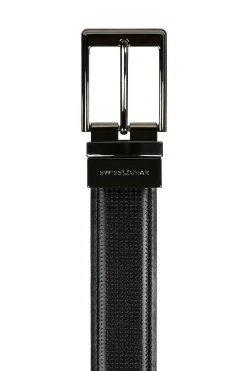 SWISSGEAR Reversible Dress Belt - Perforated Black / Brown><noscript><img width=