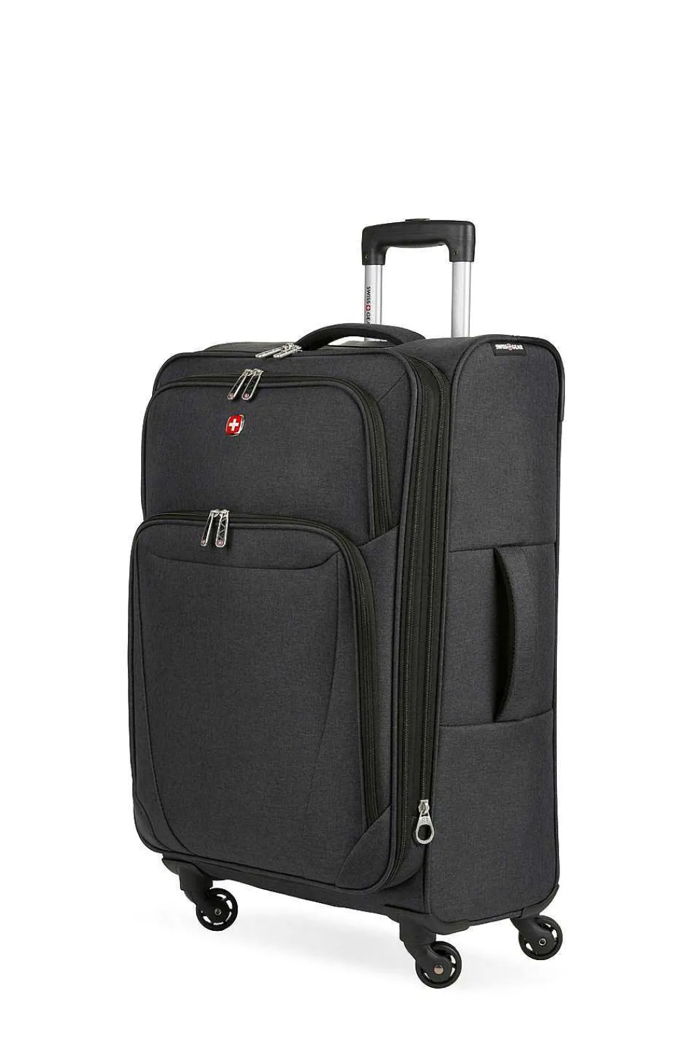 SWISSGEAR Sw21400 24" Expandable Spinner Luggage> Medium Checked