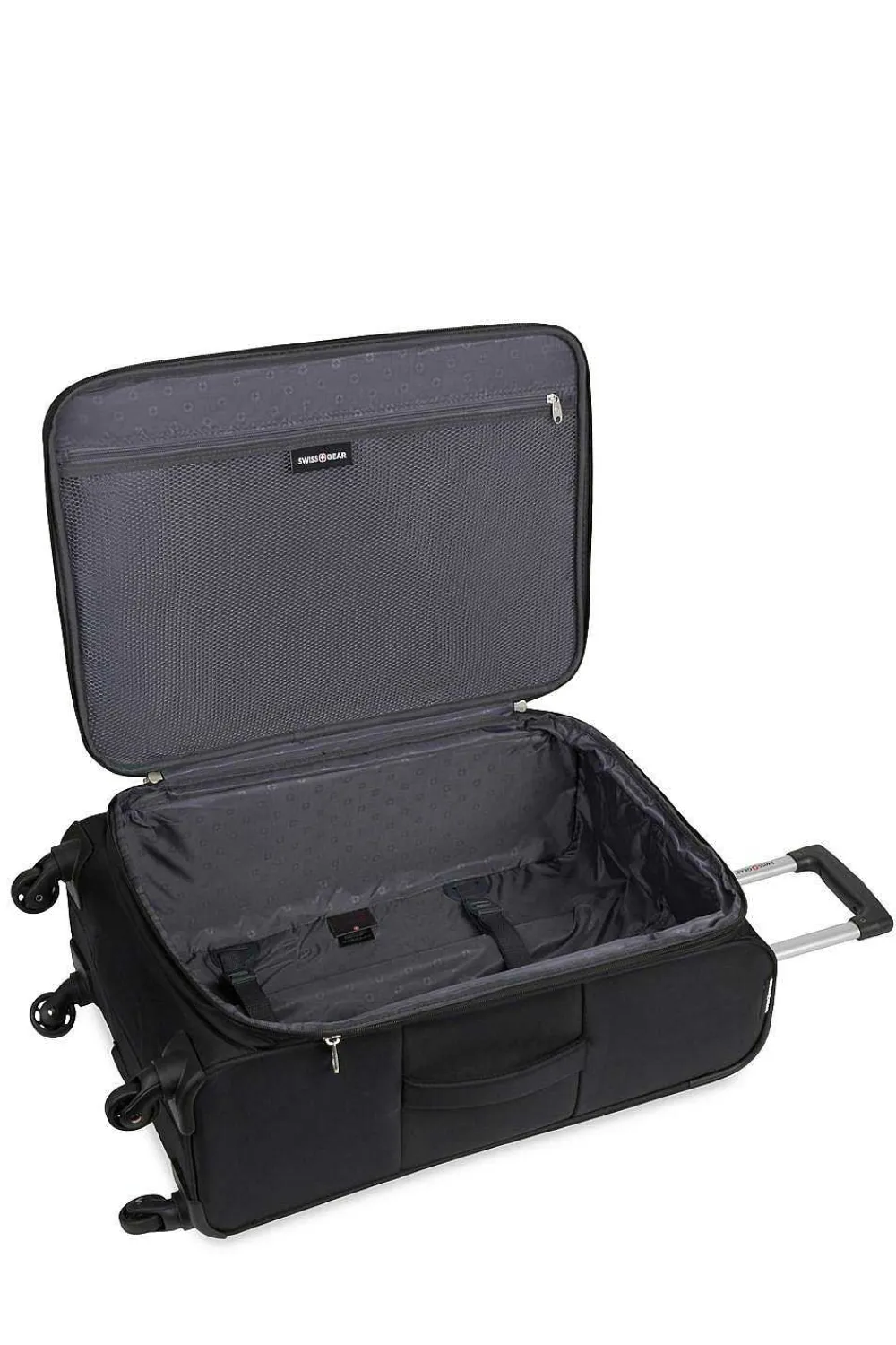SWISSGEAR Sw21400 24" Expandable Spinner Luggage> Medium Checked