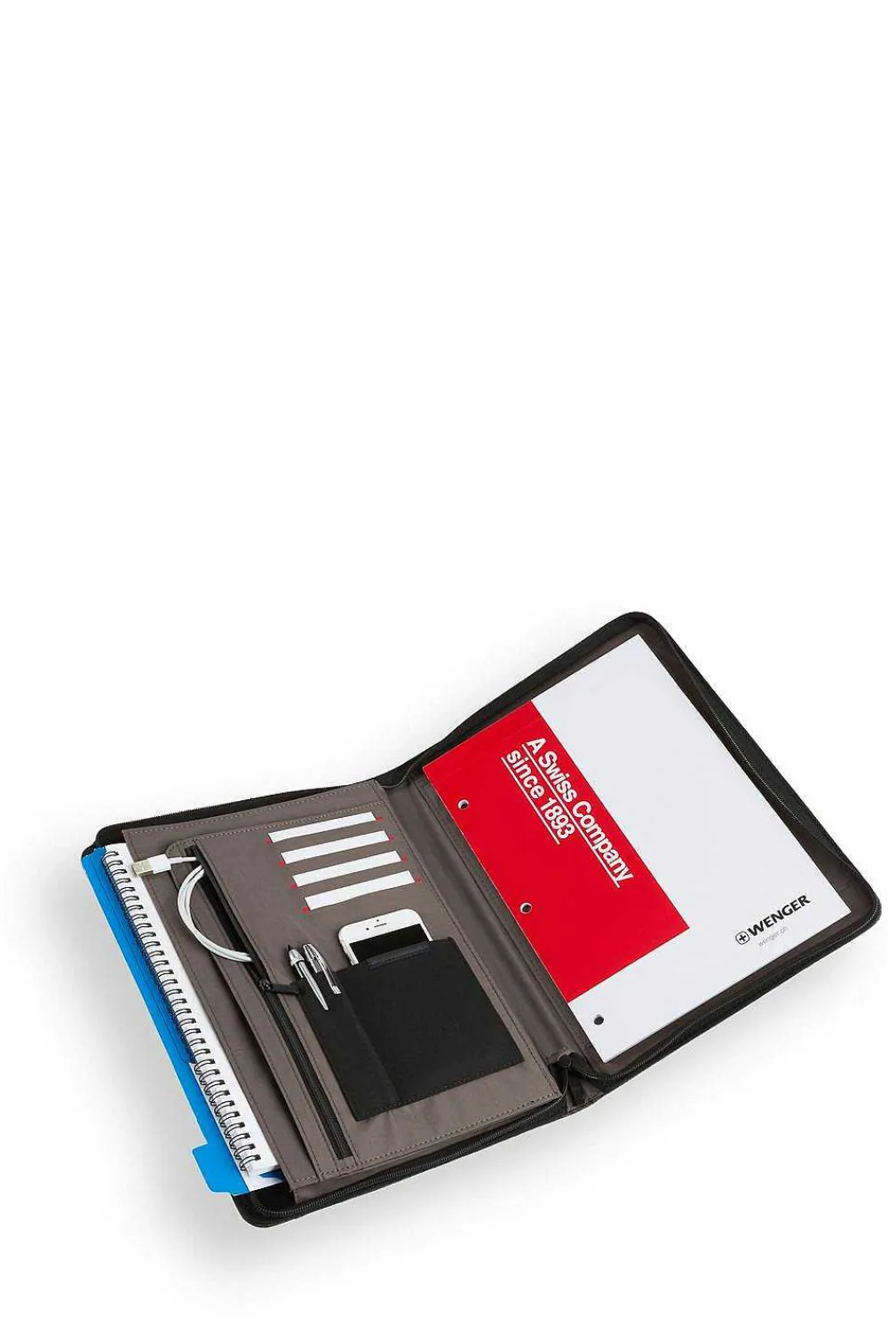 SWISSGEAR Wenger Amplitude Padfolio - Gray Heather> Wenger Accessories