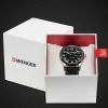 SWISSGEAR Wenger Attitude Watch - Stainless Steel With Black Dial And Black Silicone Strap> New Arrivals