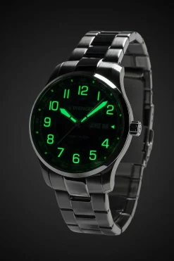 SWISSGEAR Wenger Attitude Watch - Stainless Steel With Blue Dial And Stainless Steel Bracelet><noscript><img width=