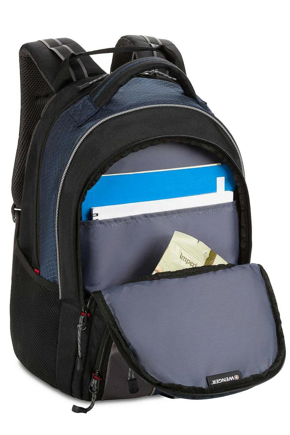 SWISSGEAR Wenger Cobalt 16 Inch Laptop Backpack - Blue Gray> Wenger Backpacks