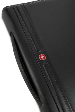 SWISSGEAR Wenger Concept Zippered Padfolio - Black><noscript><img width=