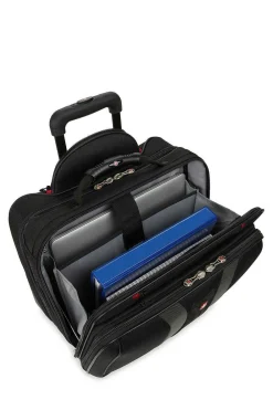 SWISSGEAR Wenger Granada Wheeled Business Case - Black><noscript><img width=