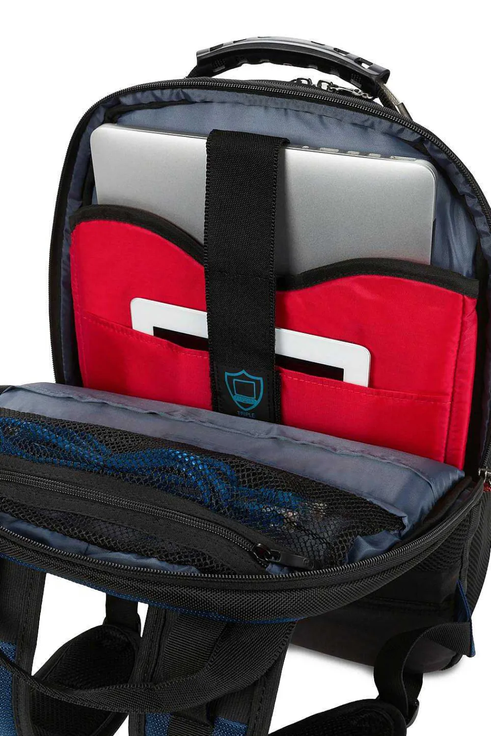 SWISSGEAR Wenger Ibex 17 Inch Laptop Backpack - Black/Gray/Blue> Wenger Backpacks