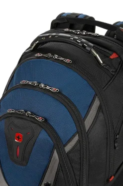 SWISSGEAR Wenger Ibex 17 Inch Laptop Backpack - Black/Gray/Blue><noscript><img width=