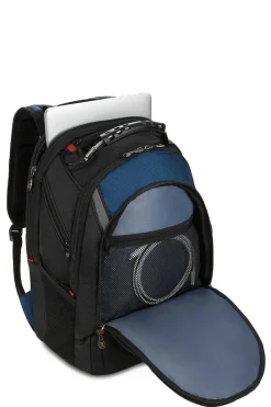 SWISSGEAR Wenger Ibex 17 Inch Laptop Backpack - Black/Gray/Blue><noscript><img width=