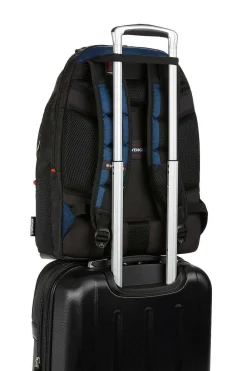 SWISSGEAR Wenger Ibex 17 Inch Laptop Backpack - Black/Gray/Blue><noscript><img width=