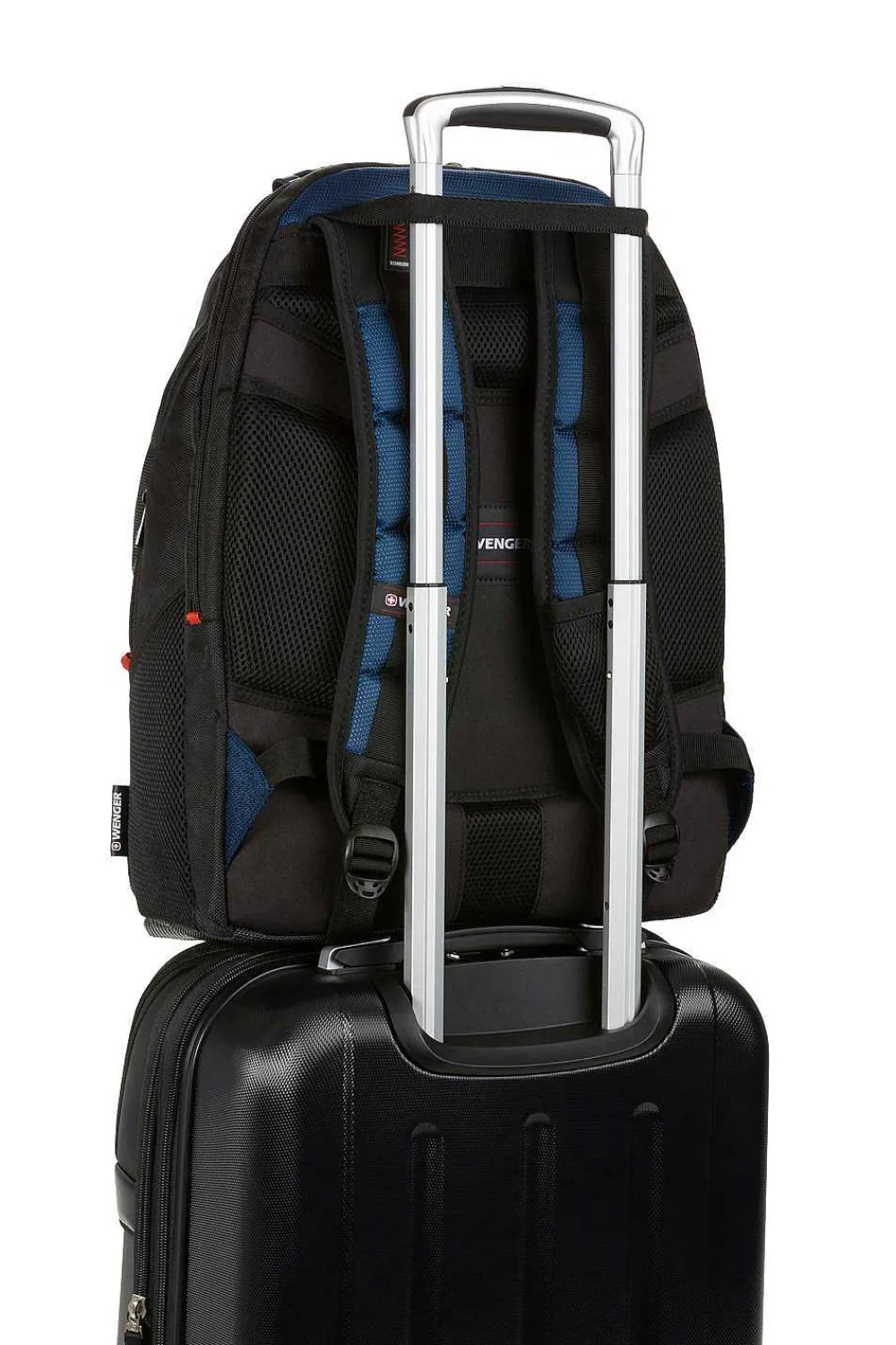 SWISSGEAR Wenger Ibex 17 Inch Laptop Backpack - Black/Gray/Blue> Wenger Backpacks