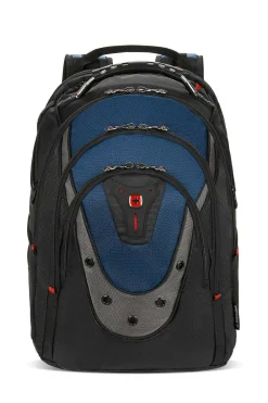 SWISSGEAR Wenger Ibex 17 Inch Laptop Backpack - Black/Gray/Blue><noscript><img width=