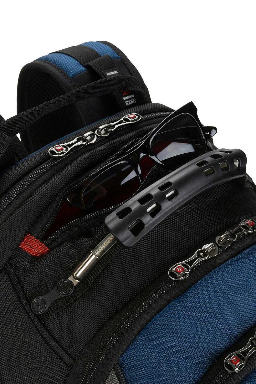 SWISSGEAR Wenger Ibex 17 Inch Laptop Backpack - Black/Gray/Blue> Wenger Backpacks