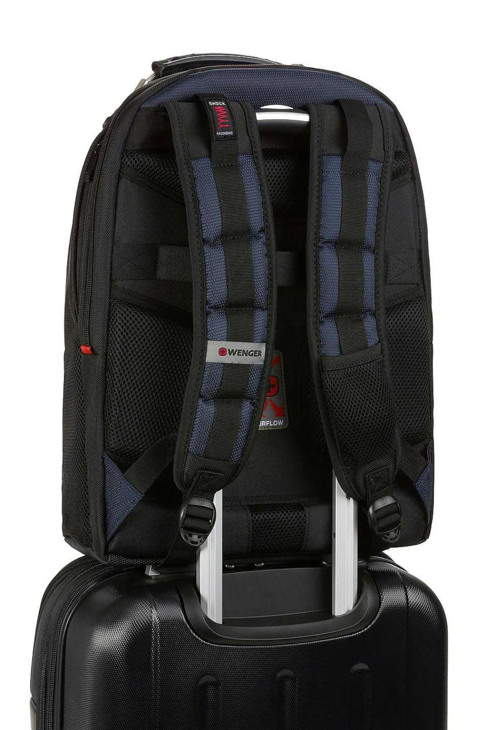 SWISSGEAR Wenger Ibex Pro 16 Inch Laptop Backpack - Black/Navy> Wenger Backpacks