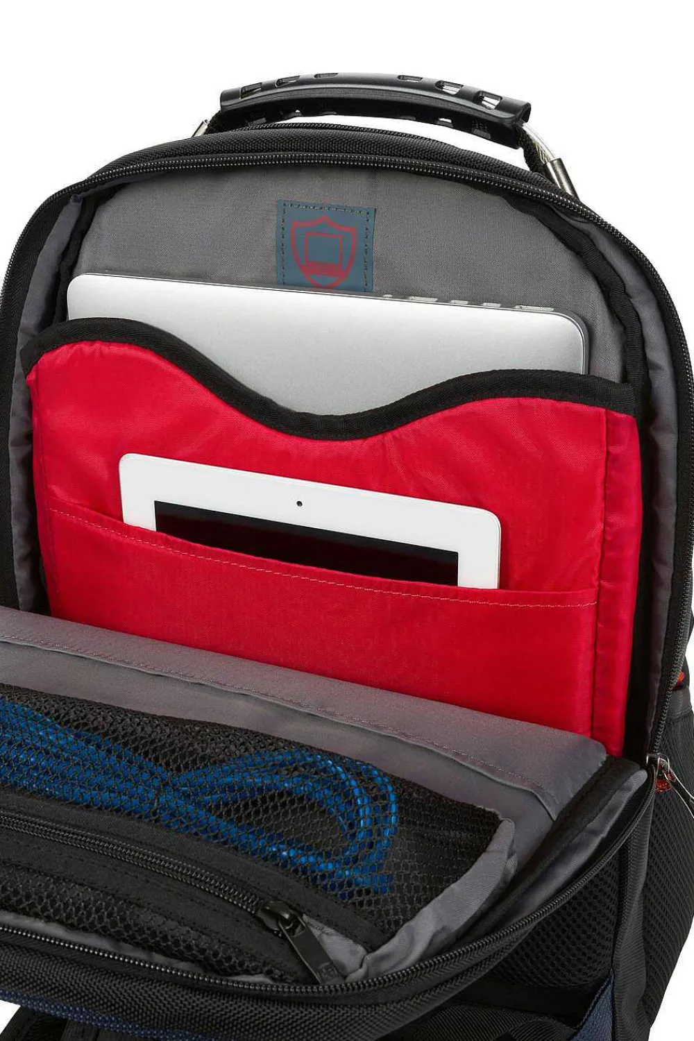 SWISSGEAR Wenger Ibex Pro 16 Inch Laptop Backpack - Black/Navy> Wenger Backpacks