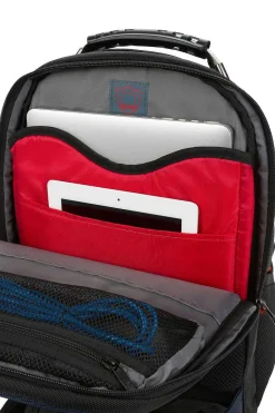 SWISSGEAR Wenger Ibex Pro 16 Inch Laptop Backpack - Black/Navy><noscript><img width=