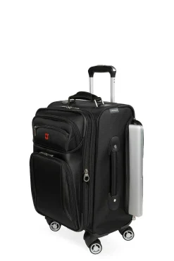 SWISSGEAR Wenger Identity Expandable Laptop Carry On Spinner Luggage - Black><noscript><img width=