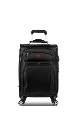 SWISSGEAR Wenger Identity Expandable Laptop Carry On Spinner Luggage - Black><noscript><img width=