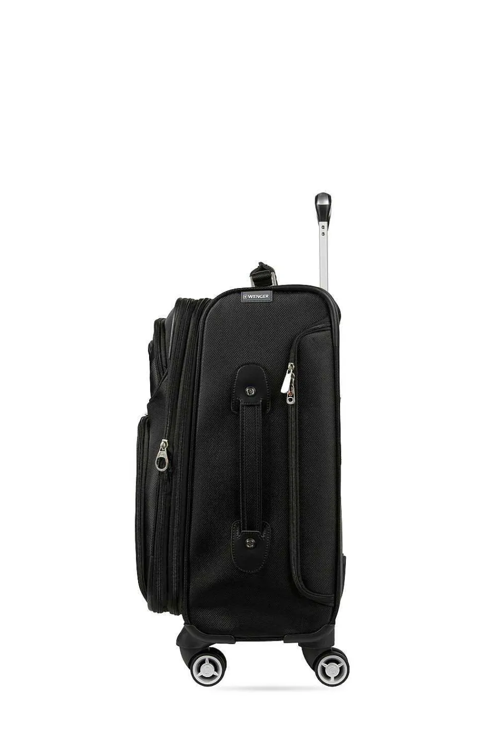 SWISSGEAR Wenger Identity Expandable Laptop Carry On Spinner Luggage - Black> New Arrivals