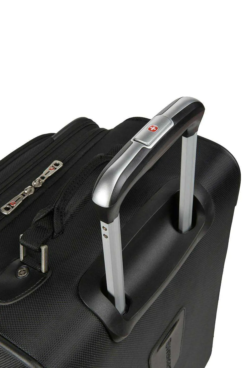 SWISSGEAR Wenger Identity Expandable Laptop Carry On Spinner Luggage - Black> Carry-On
