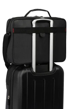 SWISSGEAR Wenger Insight 16 Inch Single Gusset Computer Case - Black><noscript><img width=