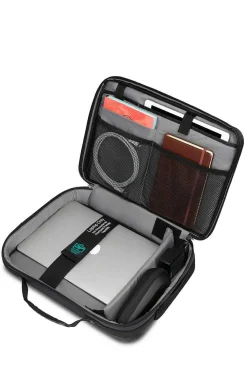 SWISSGEAR Wenger Insight 16 Inch Single Gusset Computer Case - Black><noscript><img width=