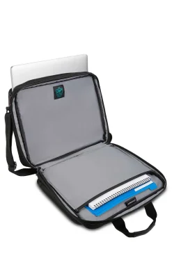 SWISSGEAR Wenger Legacy 16 Inch Double Gusset Computer Case - Black/Gray><noscript><img width=