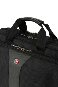 SWISSGEAR Wenger Legacy 16 Inch Double Gusset Computer Case - Black/Gray><noscript><img width=