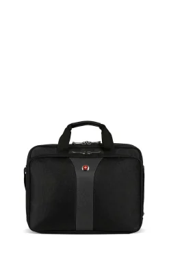 SWISSGEAR Wenger Legacy 16 Inch Double Gusset Computer Case - Black/Gray><noscript><img width=