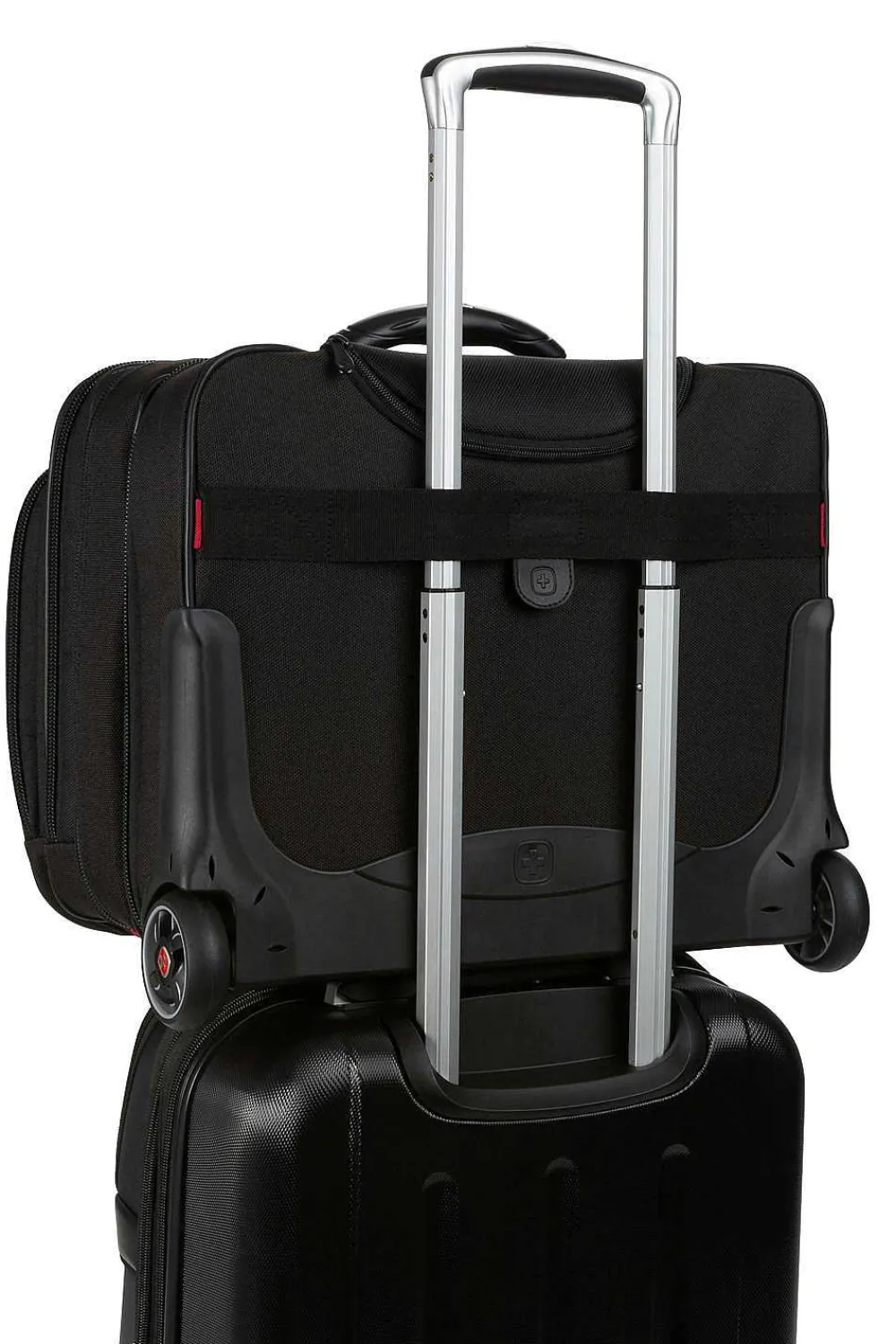 SWISSGEAR Wenger Patriot Wheeled Business Case With Removable Laptop Case - Black> Wenger Bags & Cases