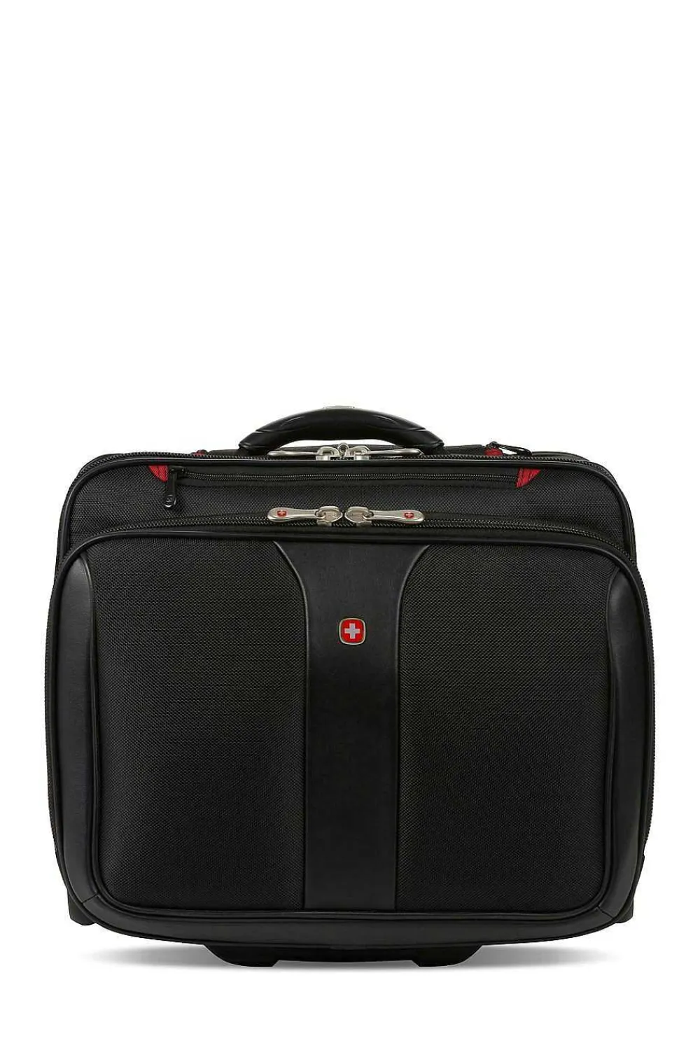 SWISSGEAR Wenger Patriot Wheeled Business Case With Removable Laptop Case - Black> Business Cases