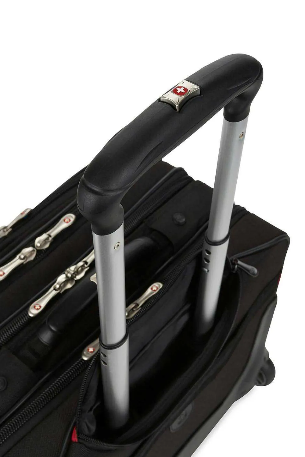 SWISSGEAR Wenger Patriot Wheeled Business Case With Removable Laptop Case - Black> Business Cases